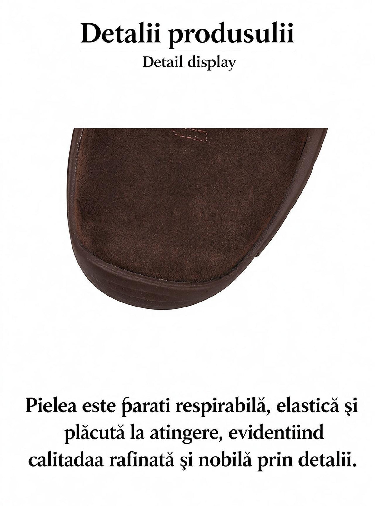 Pantofi casual damă piele întoarsă maro‑kaki, talpă groasă antiderapantă, model outdoor urban